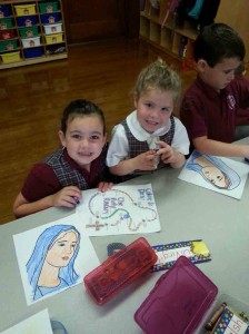 Courtesy photo Kendall Toupin, Etta Mae DiVirgilio and Jack Porembski